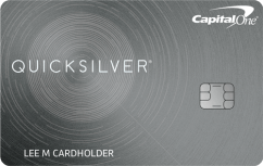 Capital One Quicksilver Cash Rewards for Good Credit image.