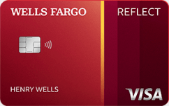 Wells Fargo Reflect® Card image.