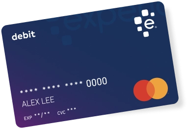 Graphic smart money card.
